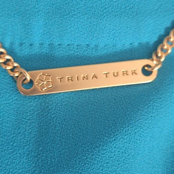 Trina Turk Womens Blazer Classic Modley Career Officecore Preppy Bridal Sz 8 - Picture 3 of 14